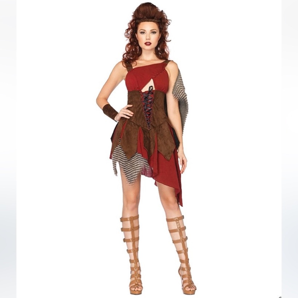 DEADLY HUNTRESS 3PC ADULT COSTUME SIZE SMALL 🌟NWT🌟